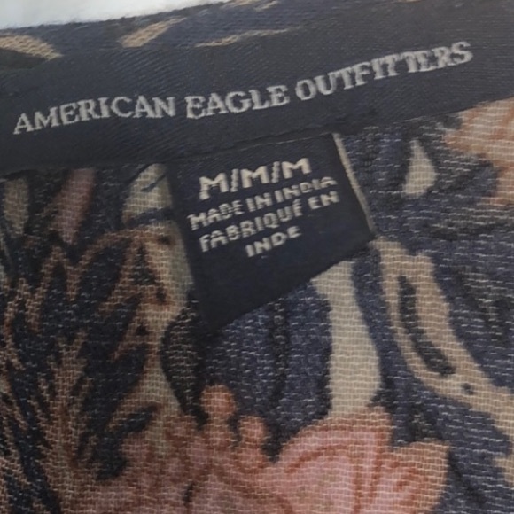 American Eagle drop waist floral sleeveless top - Picture 4 of 10